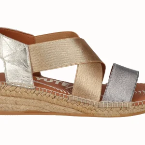 Sandalia YuteFlex Metalizada con Elasticos