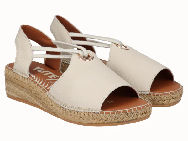 Sandalia YuteFlex Piel Beig - Imagen 3