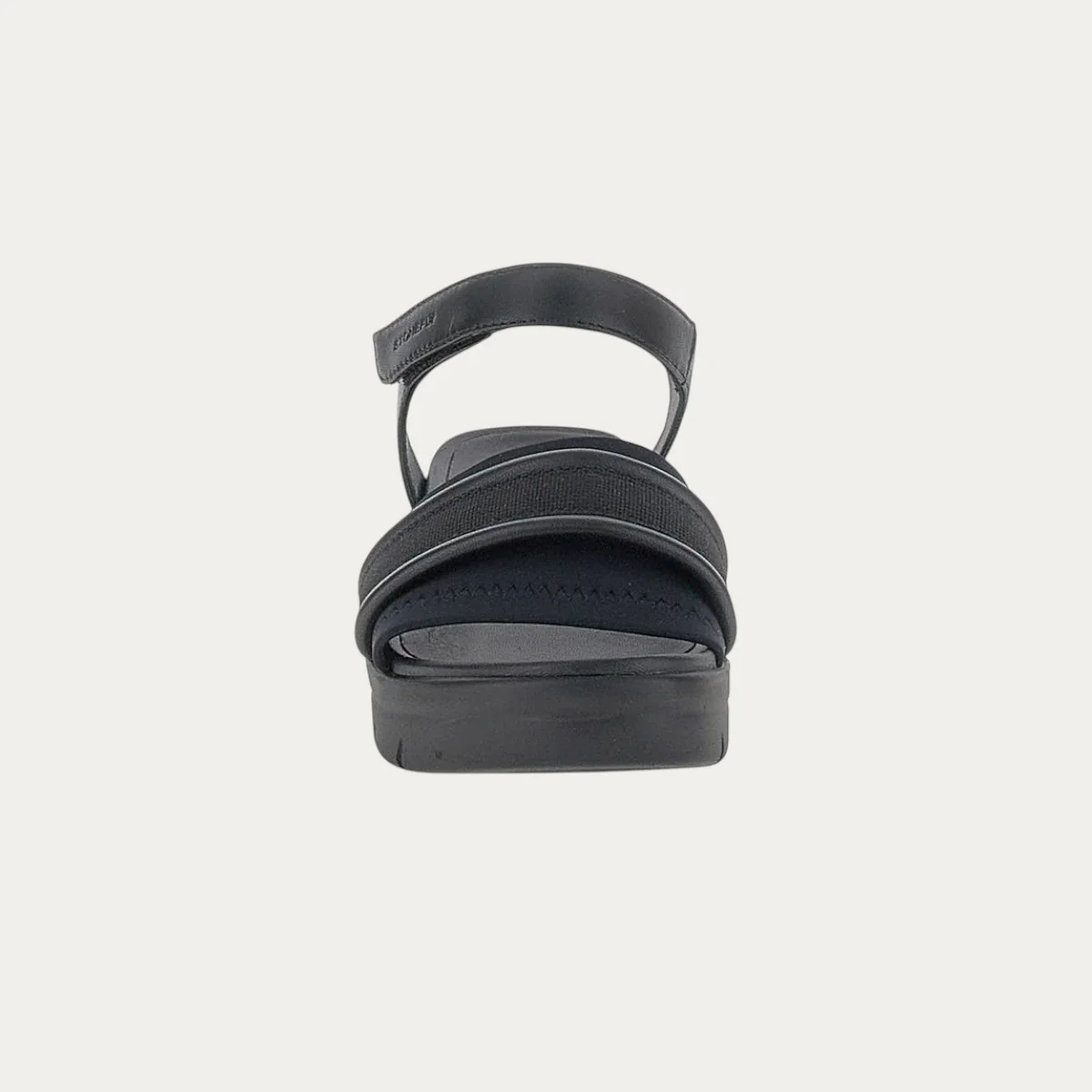 SANDALIAS DE CUÑA AQUA III 25 NEGRO - Imagen 5