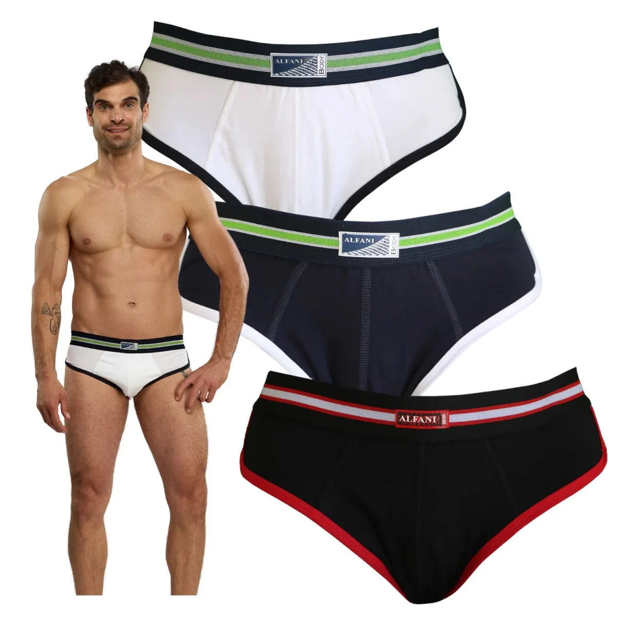 Paquete 3 Calzoncillos Alfani Body, BO310-3 - Imagen 2