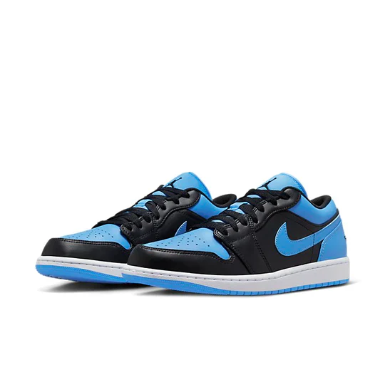 Jordan 1 Low Black University Blue - Imagen 2
