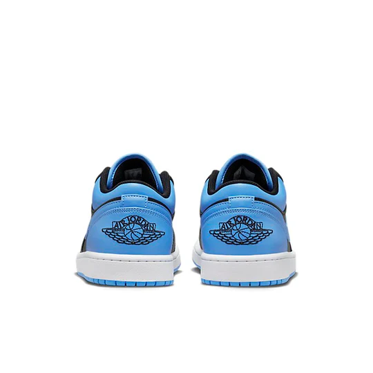 Jordan 1 Low Black University Blue - Imagen 4