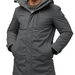 PARKA RAINY GRIS OSCURO