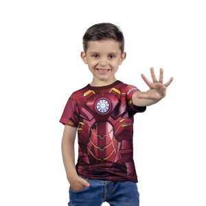 Camiseta Iron Man Traje – Niño