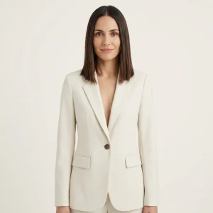 Blazer clásico entallado para mujer