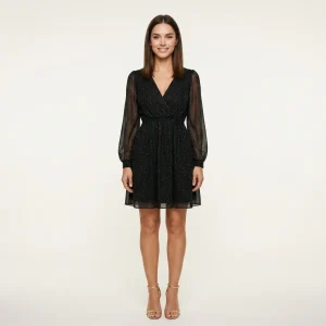 Vestido Mini Brillo Elegante