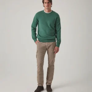 JERSEY CLASSIC CREW COTTON VERDE