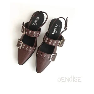 Zapato Horma en Punta Cuero Chocolate
