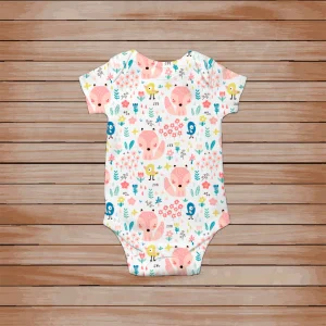 Body para bebe (mameluco) estampado con Zorrito