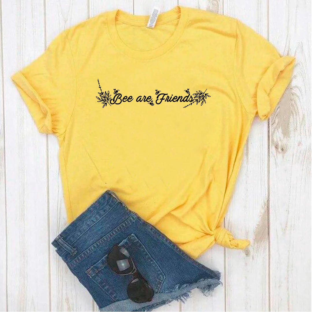 Camisa estampada tipo T- shirt Be are Friends - Imagen 3