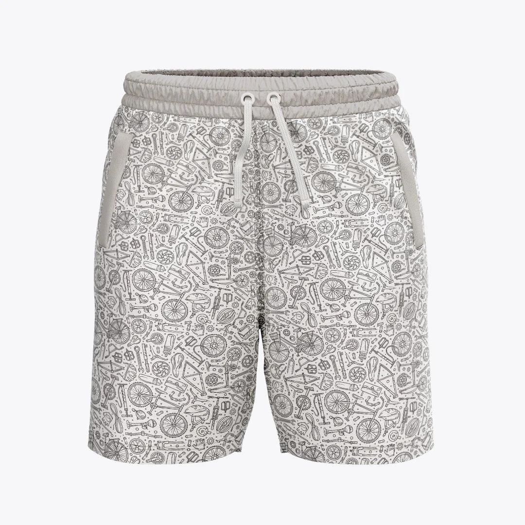 Bermudas / pantalonetas para caballero estampadas Bicicleta - Imagen 2