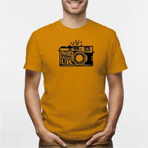 Camisa estampada tipo T- shirt PHOTOGRAPHY LIFE (HOMBRE)