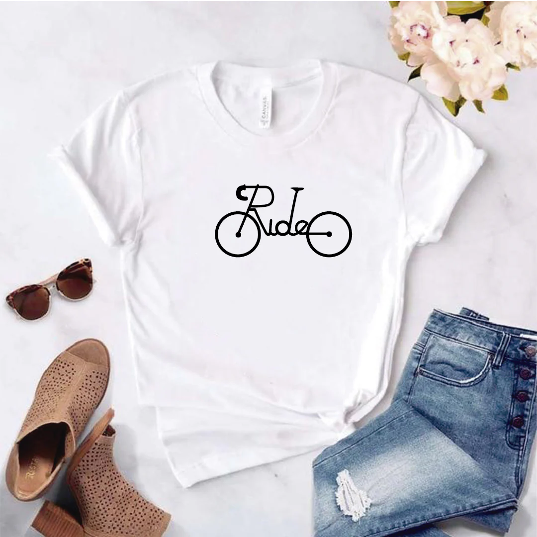 Camisa estampada tipo T-shirt RIDE BICICLETA - Imagen 3